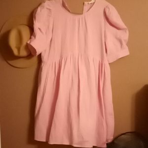 Pink cute boutique dress